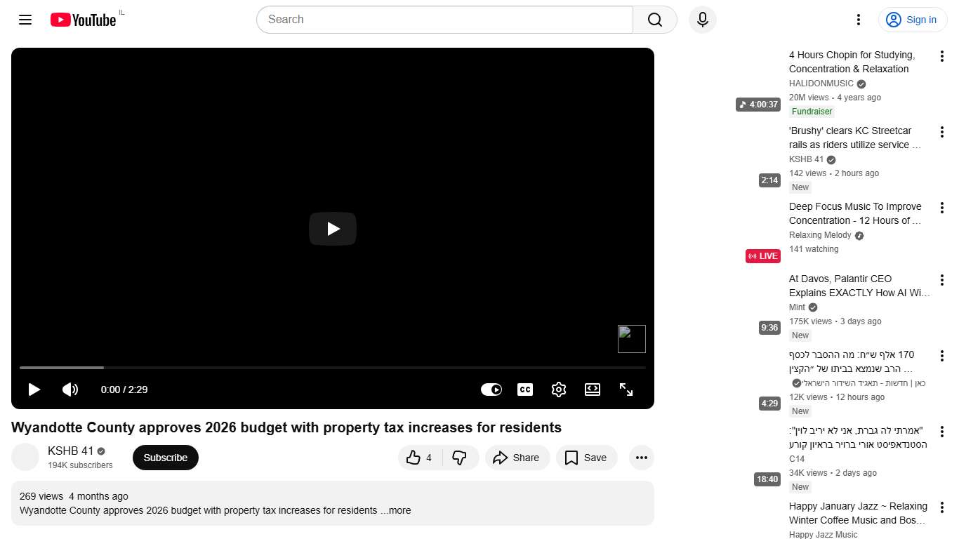 Wyandotte County approves 2026 budget with property tax increases for residents - YouTube